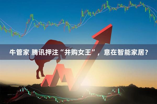 牛管家 腾讯押注“并购女王”，意在智能家居？