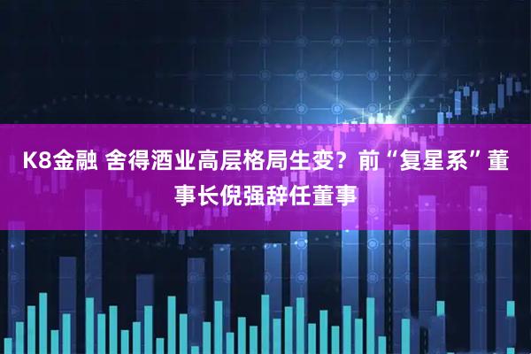 K8金融 舍得酒业高层格局生变？前“复星系”董事长倪强辞任董事