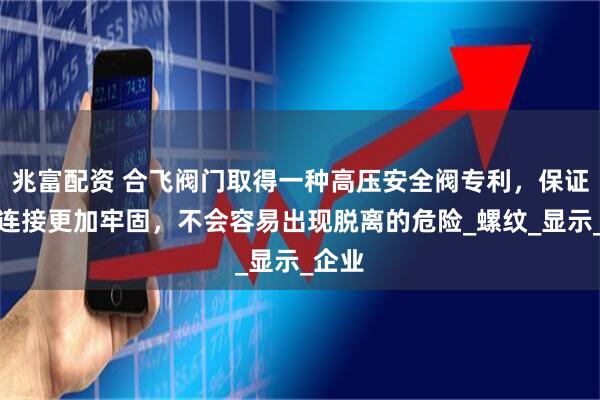 兆富配资 合飞阀门取得一种高压安全阀专利，保证管路连接更加牢固，不会容易出现脱离的危险_螺纹_显示_企业